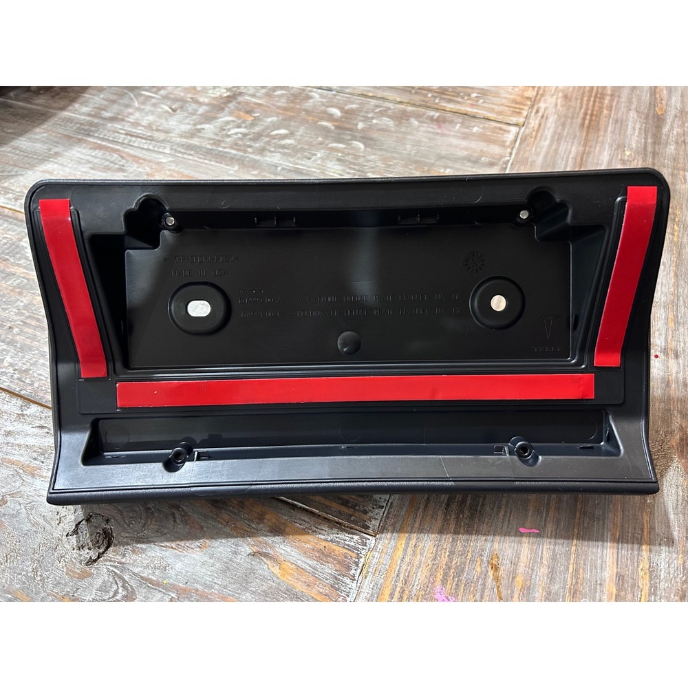Tesla Front License Plate Bracket 1519990-00-A Black OEM Mounting Frame NA MX